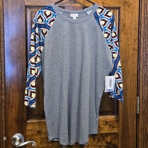 Lularoe Raindrop Fire Print Randy T NWT Large